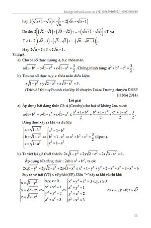 Sách Các Chuyên Đề Bồi Dưỡng Học Sinh Giỏi Đại Số Lớp 9
