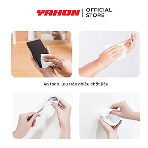 Combo Khăn Ướt Cồn LET-GREEN 10 Miếng/Gói