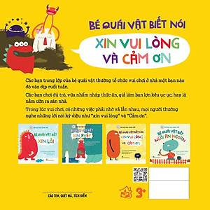 Sách Bé Quái Vật Biết Nói "Xin Vui Lòng" Và "Cảm Ơn"