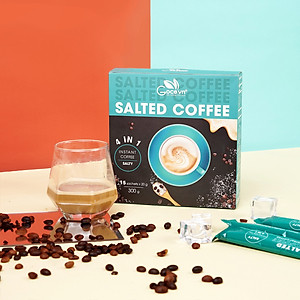 Salted Coffee Goce - Cafe Muối hòa tan 4 trong 1 - 300g (15 gói x 20g)