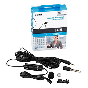Micro Lavalier cài áo Boya BY-M1 - Hàng nhập khẩu