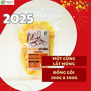 MỨT GỪNG HUẾ SẤY KHÔ  (LÁT MỎNG) THÀNH LONG 200G
