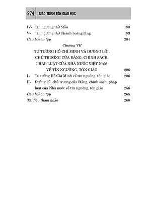 Giáo trình tôn giáo (bản in 2024)