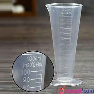 Ca Đong 100ml Nhựa Có Vạch Chia Định Lượng - Chuẩn nhựa PP
