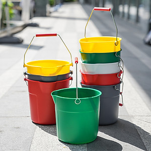 Xô nhựa tròn đa năng 13L TRUST - nhiều màu