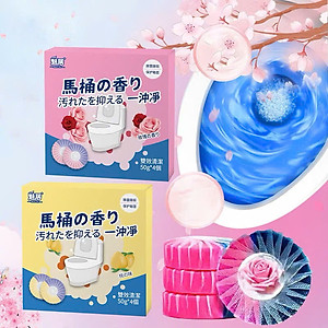 Viên Sạch Bồn Cầu – Viên Thả Bồn Cầu Sạch Khuẩn, Tẩy Sạch Mảng Bám, Khử Mùi Diệt Vi Khuẩn Toilet - HÀNG CHÍNH HÃNG MINIIN