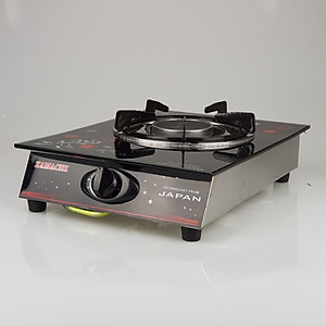 Bếp ga đơn hồng ngoại mặt kiếng cường lực KAMACHI, giao mẫu ngẫu nhiên-Hàng chính hãng