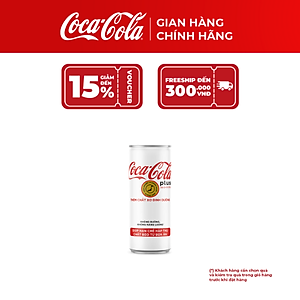 [SALE 11.11] Thùng/Lốc 24 Lon Coca-Cola Plus (Foshu) 320ml – Nước Ngọt Có Gas, Giải Khát Ngay, Coca-Cola Official Store