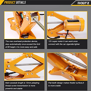 Bộ nâng kích gầm điện, máy siết ốc ô tô đa năng 2 trong 1 ROGTZ TY42S 3 tấn - Hàng chính hãng, bảo hành 24 tháng