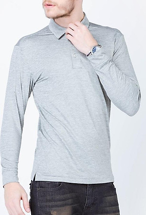 Áo Thun Dài Tay Nam Màu Xám ALIGRO ALGAPD002