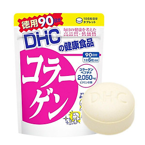 Combo Viên Uống Làm Đẹp Da DHC Collagen - Vitamin C Nhật Bản 90 Ngày