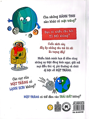 Sách Những câu hỏi tò mò & giải đáp thú vị về Mặt trăng