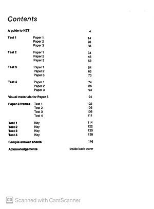 Key English Test 5 with Answers Reprint Edition - Cambridge