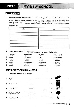 Bài Tập Tiếng Anh 6 - Tập 1 (Không Đáp Án) - Dùng Kèm SGK Tiếng Anh 6 Global Success (2022)