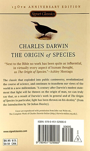 Sách Signet Classics : The Origin of Species (150TH ANNIVERSARY EDITION)