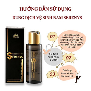 Gel Dung Dịch Vệ Sinh Khử Mùi Phụ Khoa Nam Serenys 100ml