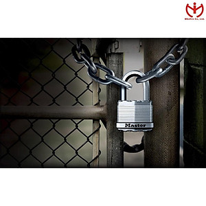 Khóa Master Lock M15X DLFHC Thân Thép Lá Rộng 64mm 2 Chìa răng Cưa