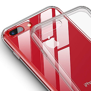 Ốp lưng trong suốt kính cường lực  Cao Cấp cho Iphone 7 Plus / Iphone 8 Plus - Hàng chính hãng