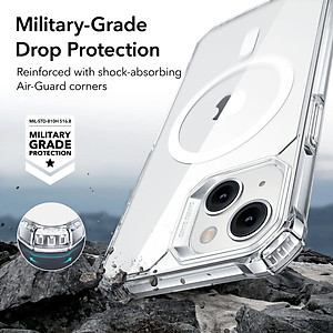 Ốp Lưng ESR Air Armor Clear Halo Lock dành cho iPhone 14 /14 Plus/ 14 Pro / 14 Pro Max - Hàng Chính Hãng