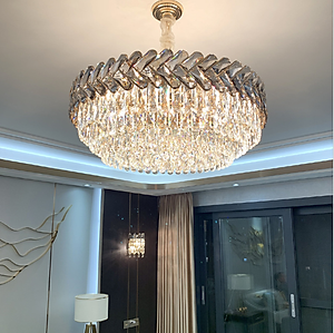 Đèn chùm KANTEN pha lê cao cấp, 3 màu ánh sáng hiện đại, kiểu dáng sang trọng [ẢNH THẬT 100%]