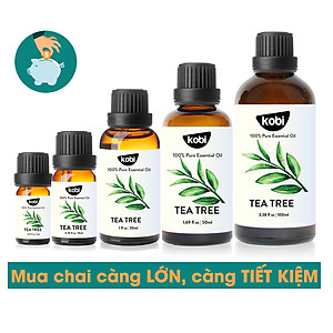 Tinh Dầu Tràm Trà Kobi Tea Tree Essential Oil Giúp Chăm Sóc Da, Thanh Lọc Không Khí, Kháng Khuẩn Hiệu Quả