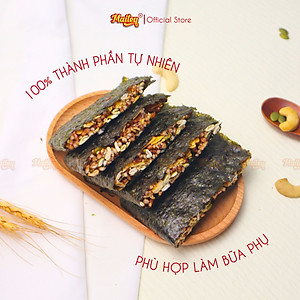 Rong biển kẹp hạt dinh dưỡng Mailey Túi 250g - hỗ trợ ăn kiêng giảm cân, bánh ngũ cốc dinh dưỡng