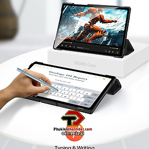 Bao da cho Samsung Galaxy Tab A8 10.5 inch 2022 X200 X205 chính hãng Dux Ducis Domo - Hàng chính hãng