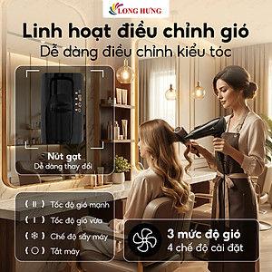Máy sấy tóc Panasonic EH-NE66-K645 - Hàng chính hãng