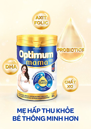 Sữa Bột Vinamilk Optimum Mama Gold - Hộp Thiếc 900g
