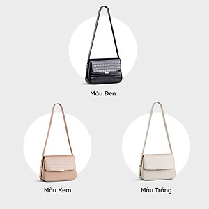 Túi Yuumy ( Thời trang nữ nắp gập size 20 - Túi đeo chéo da Verein YN198 )
