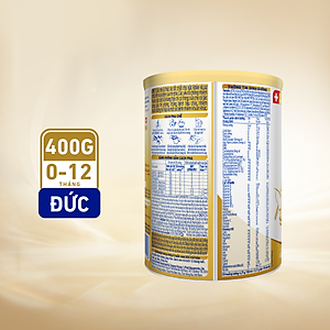 Sữa bột Nestlé NAN SUPREMEPRO 1 400g nhập khẩu Đức với 5HMO & đạm Gentle Optipro ( Dành cho trẻ từ 0 - 12 tháng tuổi)