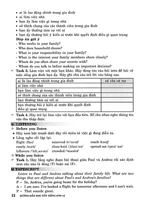 Sách Hướng Dẫn Học Tốt Tiếng Anh 12