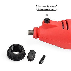 Bộ Máy Khoan Mài Cắt Khắc Kèm Phụ Kiện Mini ABG 100 Chi Tiết Với Thiết Kế Nhỏ Gọn Trọng Lượng Nhẹ Dễ Dàng Mang Theo Sử Dụng Với Các Ngành Hạt Nhân Khắc, Chạm Khắc Gỗ, Mài Tấm Nhôm, Tấm Đồng Mỏng, Bảng Nhựa, Bảng Mạch In, Dính – Hàng Chính Hãng