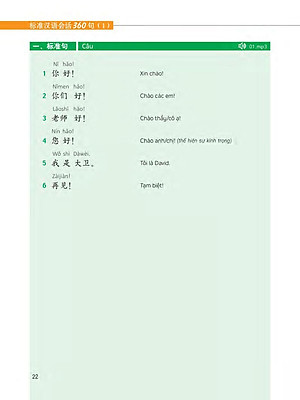360 Câu Đàm Thoại Tiếng Trung Quốc - Tập 1 (Bao Gồm Sách Và Đĩa DVD)