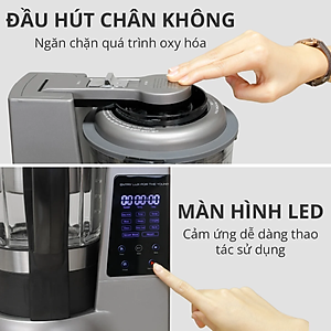 Máy Xay Nấu Chân Không Đa Năng Mishio MK307 - Hàng Chính Hãng