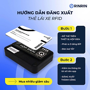 Thẻ lái xe đa năng RFID. Quẹt được tất cả hãng hộp đen. Shop có tích hợp sẵn cho tài xế, hoặc hướng dẫn tích hợp tại nhà
