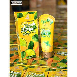Gel Tẩy Tế Bào Chết Chanh Bạc Hà Collagen X3