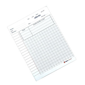 Giấy Kiểm Tra Cấp 1 - 5 Ô Ly - Hồng Hà 4876