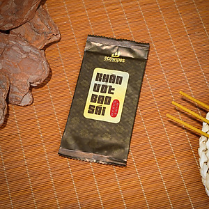 Khăn ướt bao sái lau bàn thờ EcoWipes hộp 20 gói hương trầm