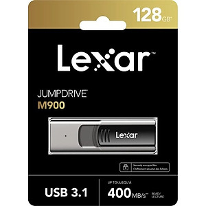 USB Lexar Jumpdrive M900 Flash Drive 128GB/ 256GB , chuẩn 3.1 , tốc độ đọc 400MB/s, tương thích PC/ MAC - Hàng chính hãng