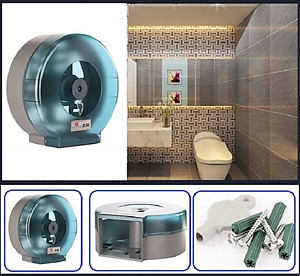 Hộp đựng giấy vệ sinh công cộng gắn tường cỡ lớn 26x 26 cm