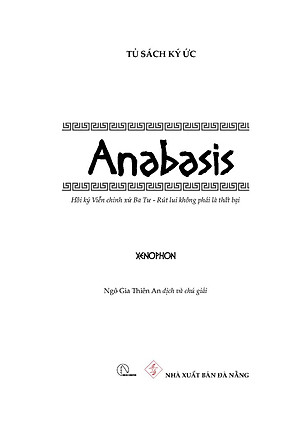 Sách - Anabasis - NXB Đà Nẵng