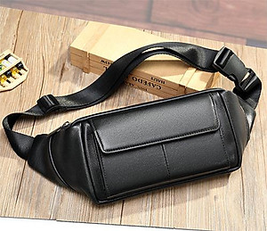 Túi bao tử nam MARRANT BHM7315 Da cừu thật 100%. Đeo bụng, đeo vai, đeo hông, đeo ngực...