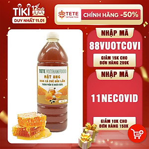Mật Ong Hoa Cafe Daklak TETE 1 Lít/ chai