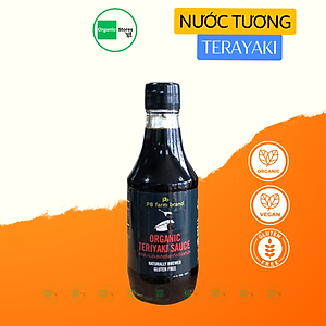 Nước tương hữu cơ Tamari và Teriyaki 200ml - PBFarm