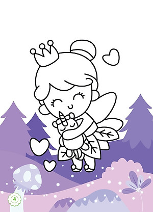 Tô Màu Diệu Kỳ - Cô Tiên Xinh (MEGA)