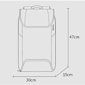 Balo Laptop công sở chống trộm dạng hộp phong cách mới – BLLT5528