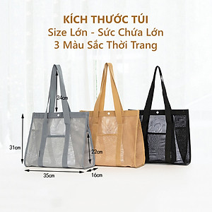 Túi Lưới Đi Biển Thời Trang Nữ Sức Chứa Lớn (Nhiều Màu)