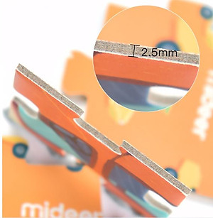 Bộ xếp hình valy Mideer 104 mảnh ghép dành cho bé từ 4 tuổi (Puzzle) - Chủ đề Garage xe ô tô