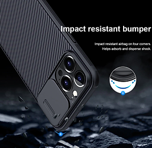 Ốp lưng bảo vệ Camera dành cho iPhone 13/ 13 Pro/ 13 Pro Max chính hãng NILLKIN CamShield - hàng nhập khẩu